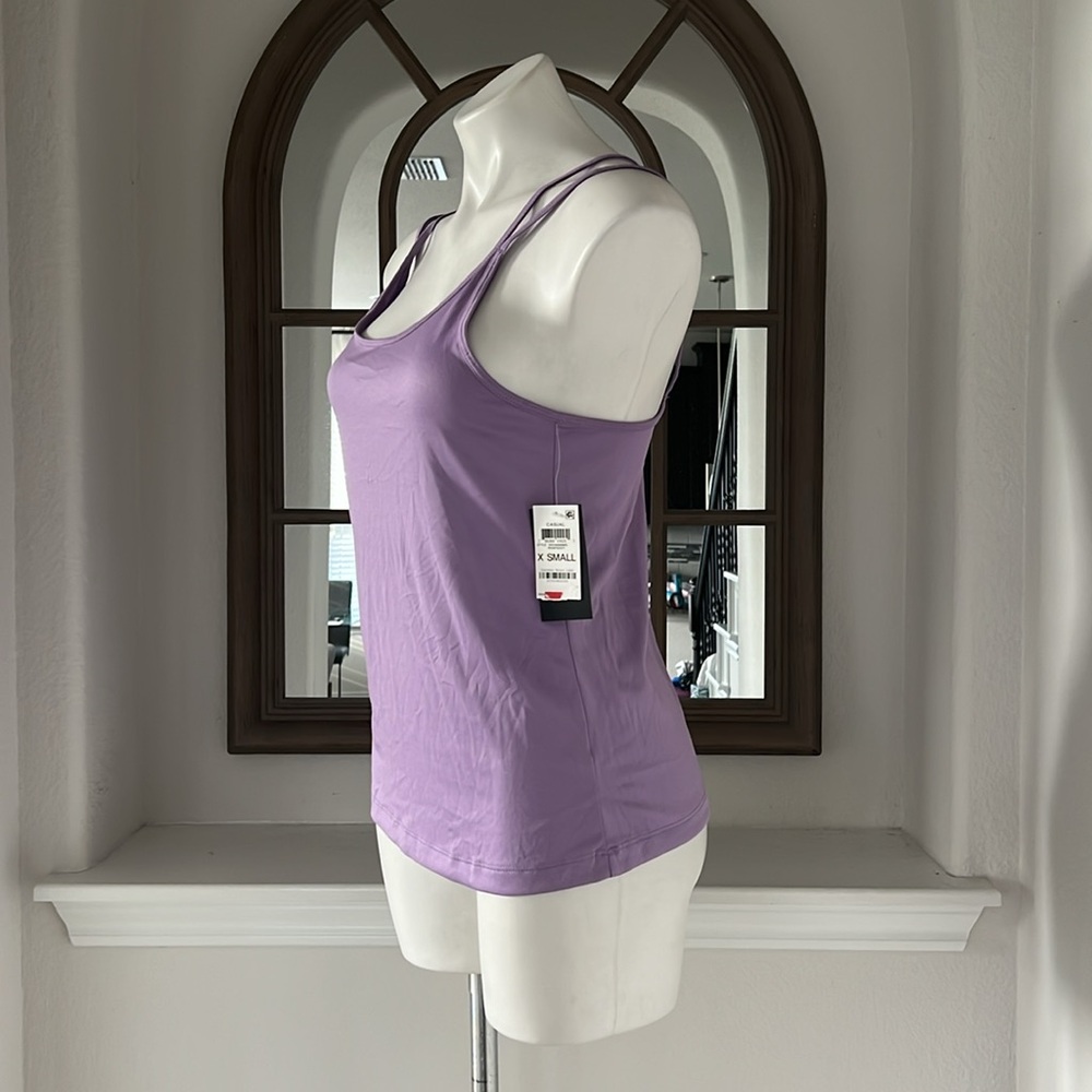 ID-Ideology Solid Strappy-Back Techy Knit Tank, Rhapsody, Size XX-Large NWT - Picture 3 of 8